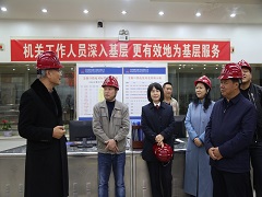 2018年12月霍市檢察院、法院到集團參觀