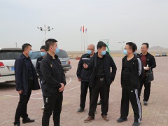 霍林郭勒市領導檢查指導源源集團露天煤礦綠化復墾工作